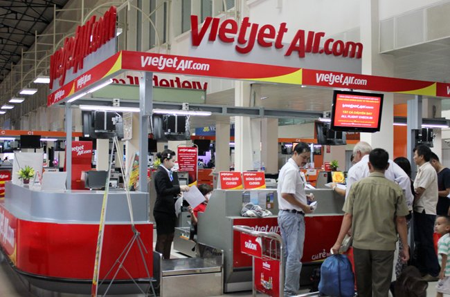 Đặt vé máy bay tết giá rẻ của Vietjet air